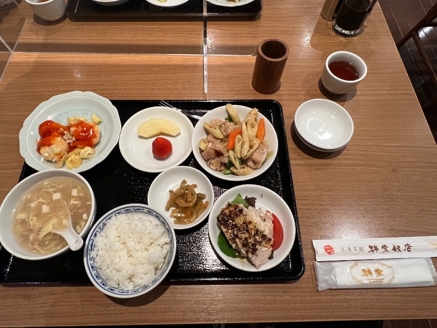 大丸神戸店にある群愛飯店　飲茶グルメランチ🍤🍵