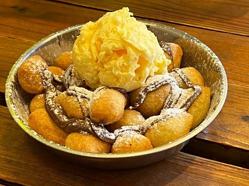 【京都嵐山】激ウマ、釜焼きピザ、温かく冷たいデザート