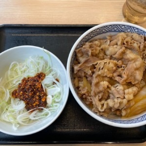 【吉野家】新メニュー？ねぎラー油牛丼を食べたよ　505円
