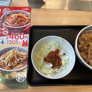 【吉野家】新メニュー？ねぎラー油牛丼を食べたよ　505円